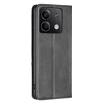 For Xiaomi Redmi Note 13 5G PU Leather Phone Case 2 Card Holders Magnetic Closure