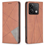 For Xiaomi Redmi Note 13 5G PU Leather Phone Case 2 Card Holders Magnetic Closure