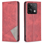 For Xiaomi Redmi Note 13 5G PU Leather Phone Case 2 Card Holders Magnetic Closure