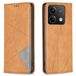 For Xiaomi Redmi Note 13 5G PU Leather Phone Case 2 Card Holders Magnetic Closure