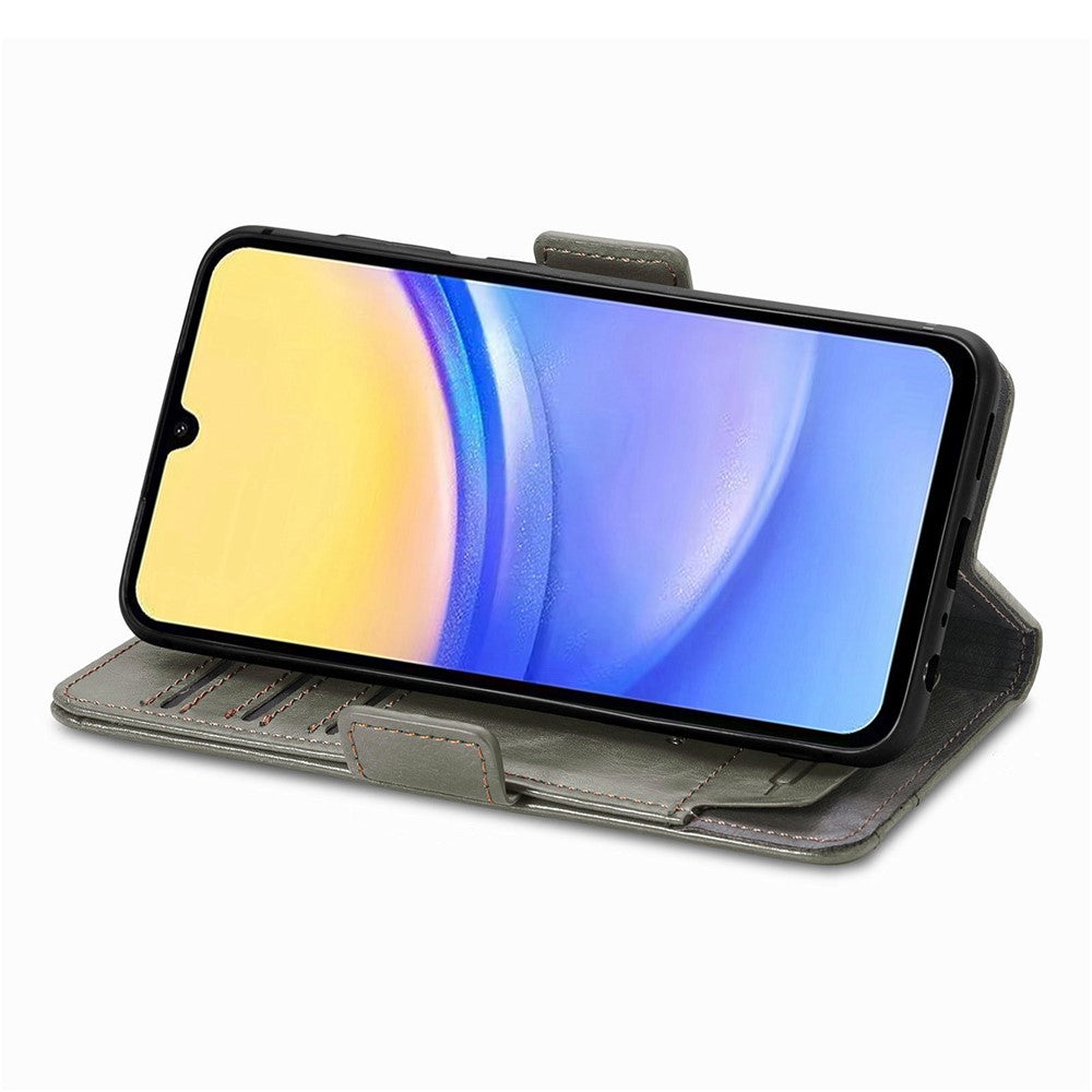 For Samsung Galaxy A15 4G / A15 5G Phone Cases CASENEO PU Leather Cover Stand with RFID Blocking Wallet