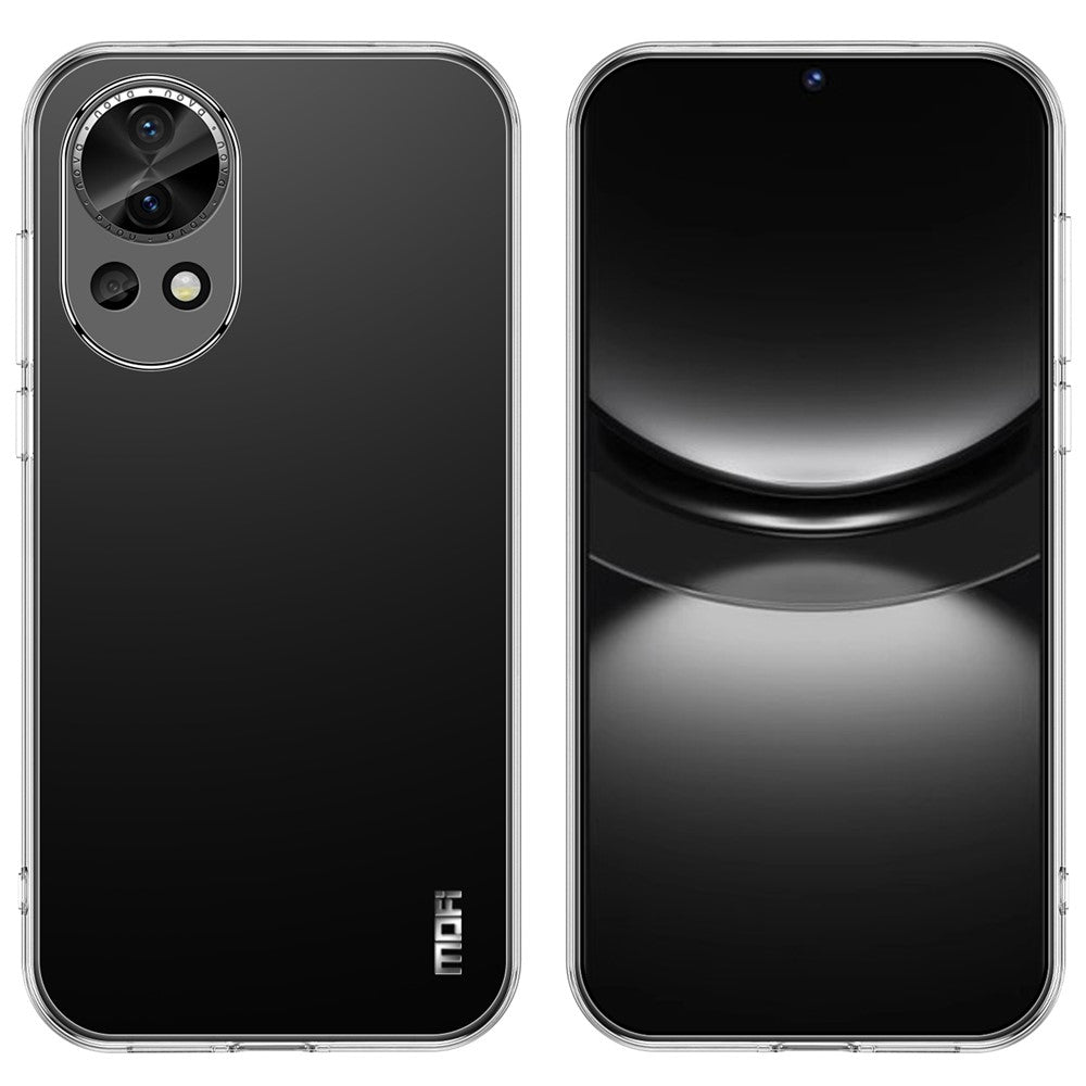 MOFI För Huawei Nova 12 5G mobilskal Transparent Mjukt TPU Skyddsskal