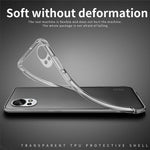 MOFI För Huawei Nova 12 5G mobilskal Transparent Mjukt TPU Skyddsskal