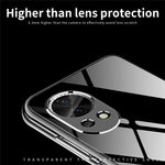MOFI För Huawei Nova 12 5G mobilskal Transparent Mjukt TPU Skyddsskal