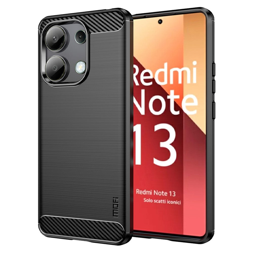 MOFI JK TPU Series-1 For Xiaomi Redmi Note 13 4G TPU Phone Case Carbon Fiber Texture
