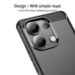 MOFI JK TPU Series-1 For Xiaomi Redmi Note 13 4G TPU Phone Case Carbon Fiber Texture