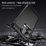 MOFI JK TPU Series-1 For Xiaomi Redmi Note 13 4G TPU Phone Case Carbon Fiber Texture
