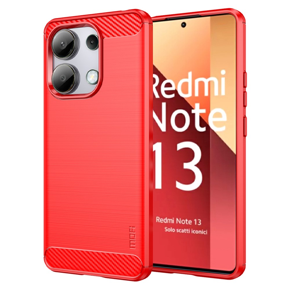 MOFI JK TPU Series-1 For Xiaomi Redmi Note 13 4G TPU Phone Case Carbon Fiber Texture