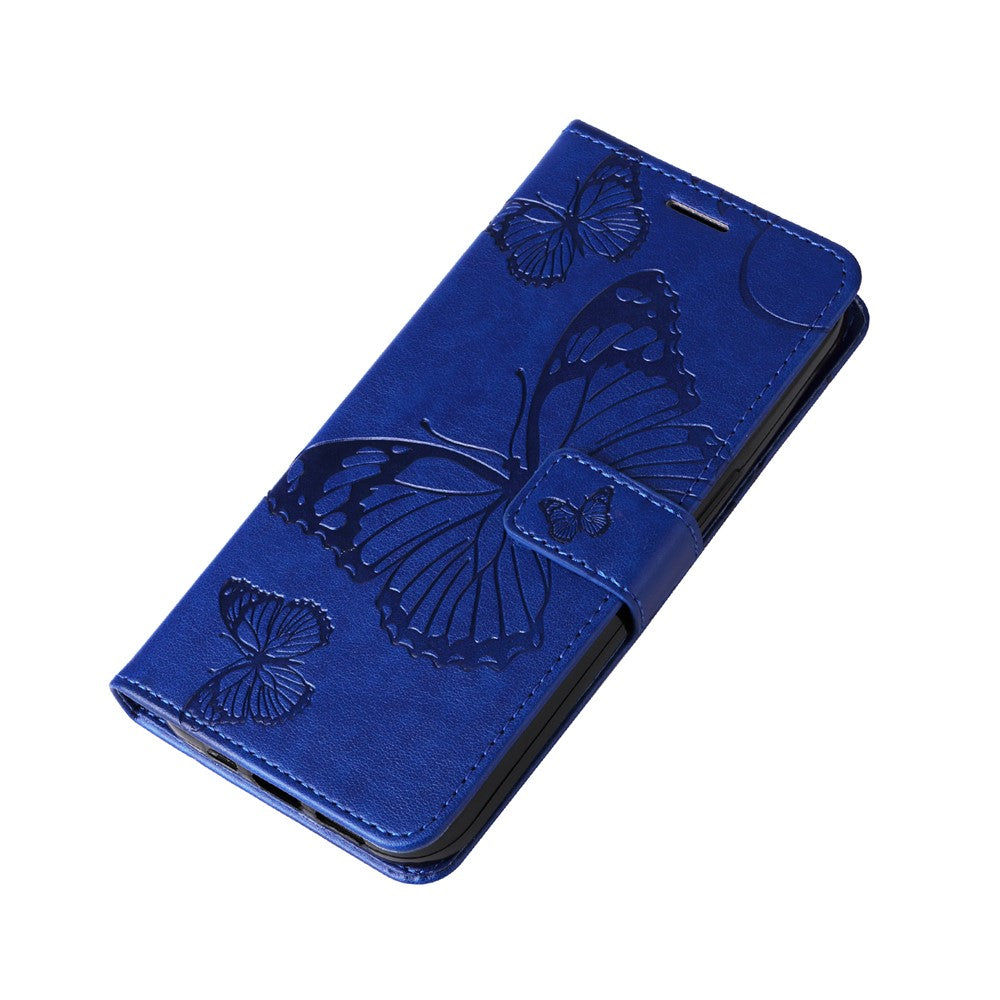 For Xiaomi Redmi Note 13 4G Wallet Case Floral Butterfly Imprinted Leather Phone Cover Stand