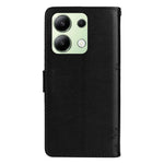 For Xiaomi Redmi Note 13 4G Phone Case with Stand Cat Tree Pattern Leather Wallet Mobile Cover