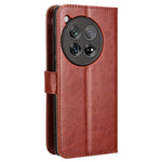 OnePlus Ace 3 5G / 12R 5G mobilskal PU-läder Crazy Horse Texture Cover