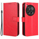 OnePlus Ace 3 5G / 12R 5G mobilskal PU-läder Crazy Horse Texture Cover