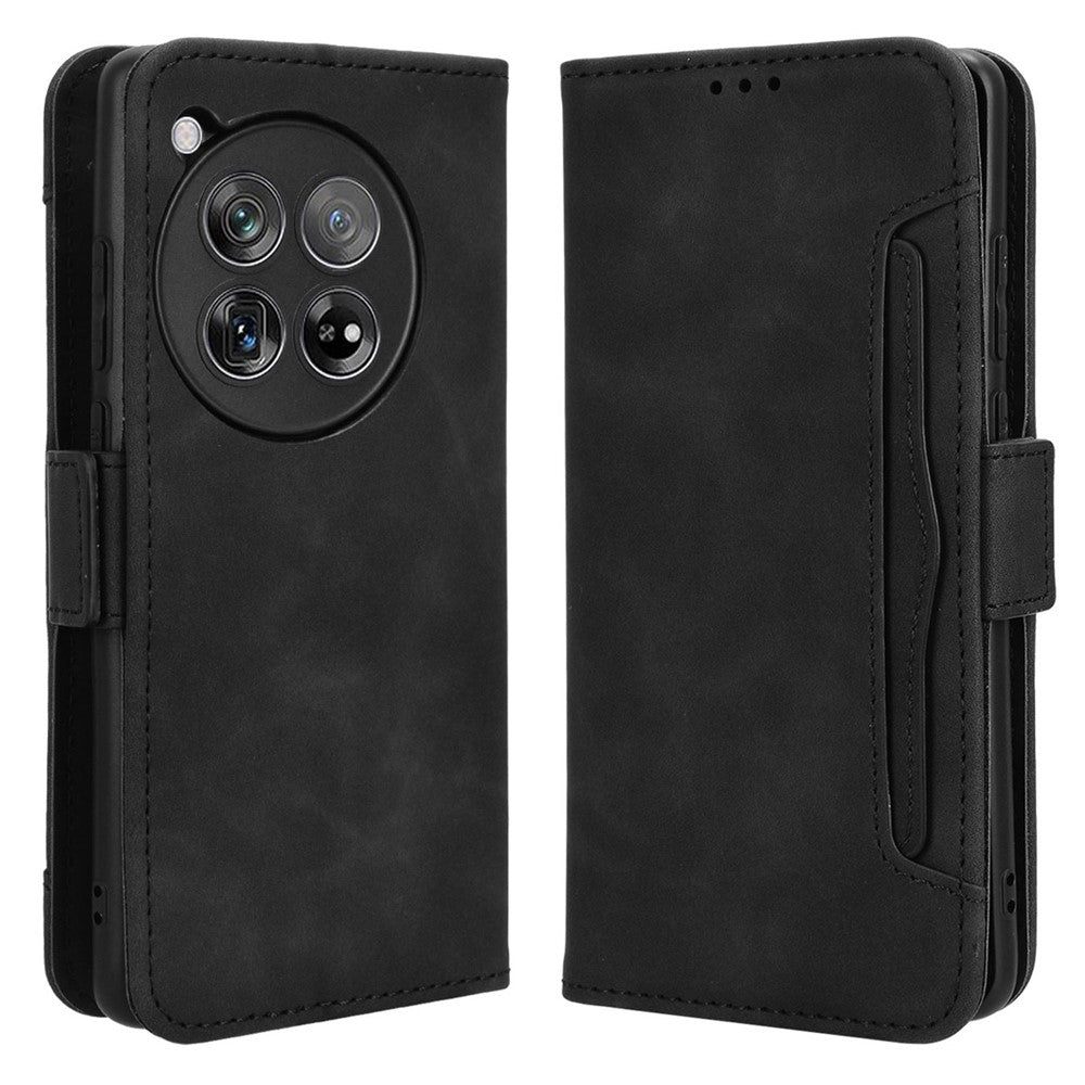 Læderetui med kortholder og flipcover til OnePlus 12R 5G / Ace 3 5G