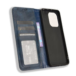 For Xiaomi Redmi Note 13 4G Leather Case Wallet Folding Stand Retro Phone Cover