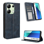 For Xiaomi Redmi Note 13 4G Leather Case Wallet Folding Stand Retro Phone Cover