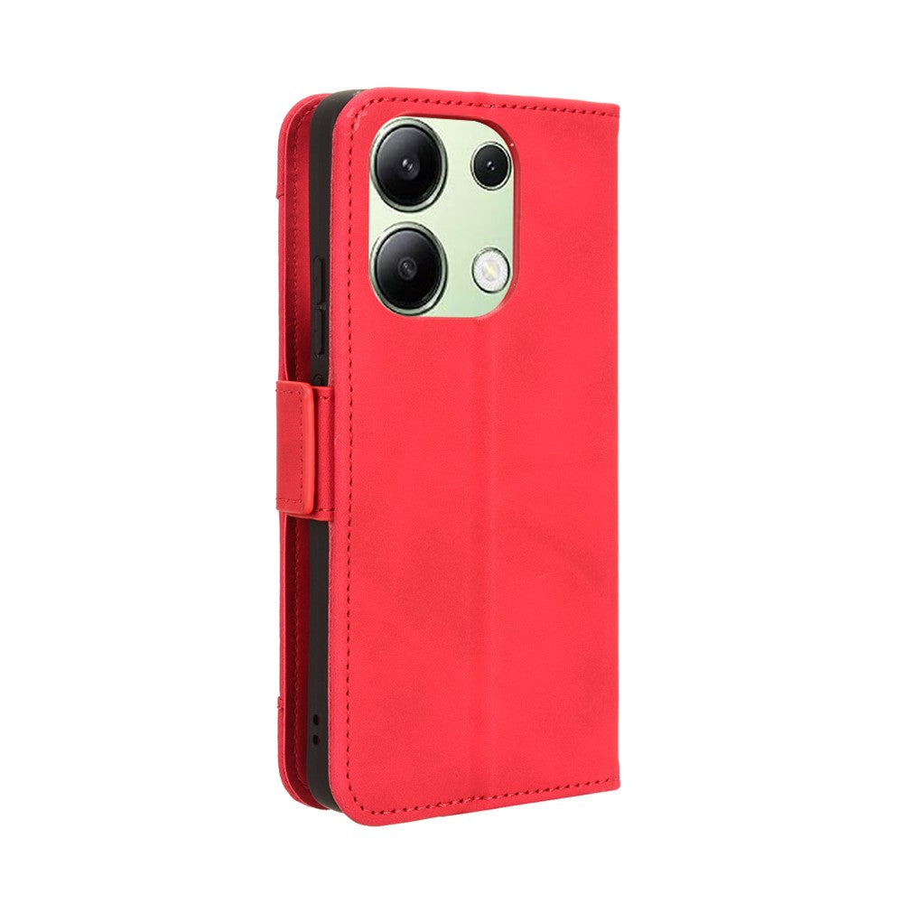 Läderfodral för Xiaomi Redmi Note 13 4G med flera kortplatser