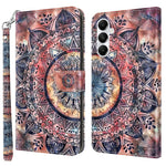 For Samsung Galaxy A35 5G Case Leather 3D Pattern Printing Phone Cover with Card Holder
