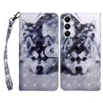 For Samsung Galaxy A35 5G Case Leather 3D Pattern Printing Phone Cover with Card Holder