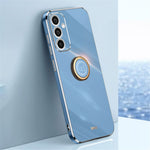 XINLI Til Samsung Galaxy A15 4G / A15 5G Cover Blød TPU Elektrobelagt Støtteben Beskyttende Cover