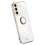 XINLI Til Samsung Galaxy A15 4G / A15 5G Cover Blød TPU Elektrobelagt Støtteben Beskyttende Cover