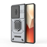 For Xiaomi Redmi Note 13 5G / Note 13 5G (China) Case Kickstand Phone Cover Slide Lens Lid