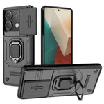 For Xiaomi Redmi Note 13 5G / Note 13 5G (China) Case Kickstand Phone Cover Slide Lens Lid