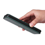 For Xiaomi Redmi Note 13 5G / Note 13 5G (China) Case Carbon Fiber Texture Phone Leather Cover