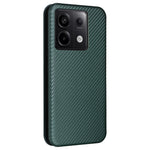 For Xiaomi Redmi Note 13 5G / Note 13 5G (China) Case Carbon Fiber Texture Phone Leather Cover