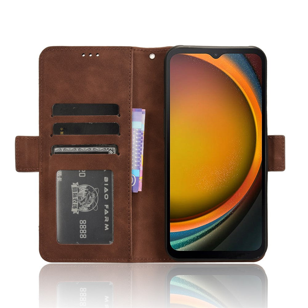 For Samsung Galaxy Xcover7 Case Wallet Leather Phone Cover with Multiple Card Slots