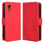 For Samsung Galaxy Xcover7 Case Wallet Leather Phone Cover with Multiple Card Slots