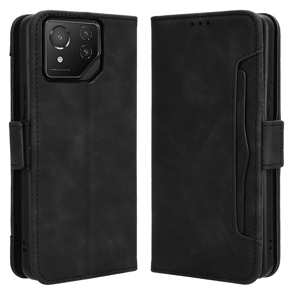 For Asus ROG Phone 8 Pro 5G / 8 5G Case Stand Leather Cover with Multiple Card Slots