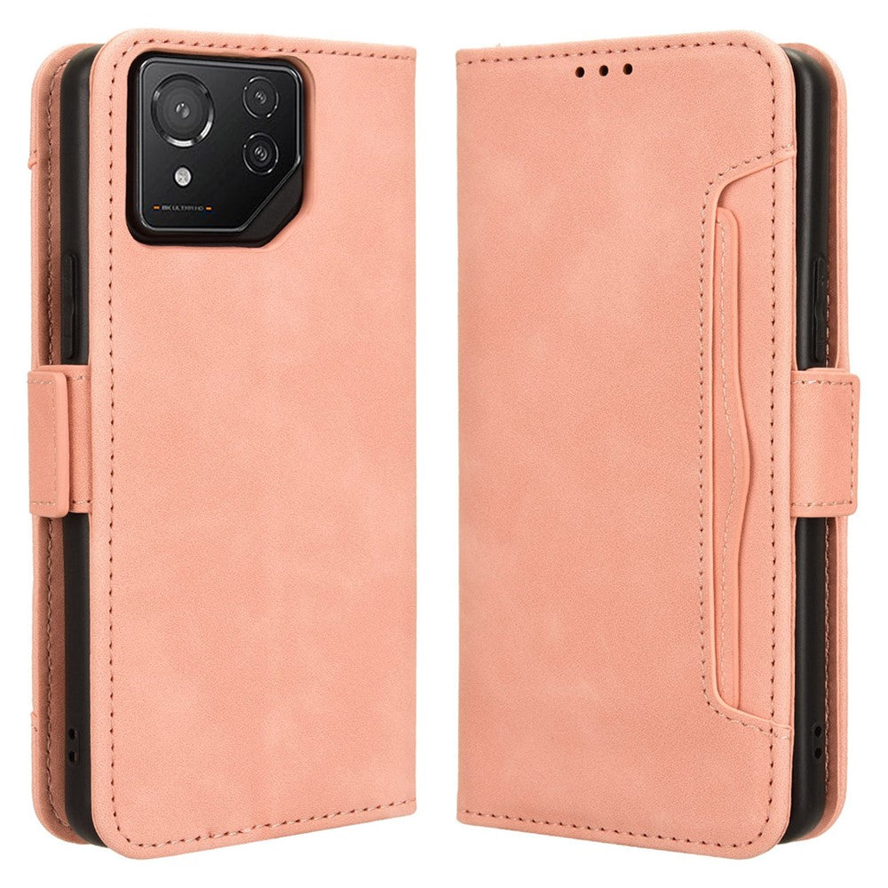 For Asus ROG Phone 8 Pro 5G / 8 5G Case Stand Leather Cover with Multiple Card Slots