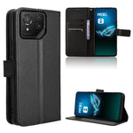 Til Asus ROG Phone 8 Pro 5G / 8 5G Magnetisk Telefoncover Diamant Tekstur Kortlommer Cover