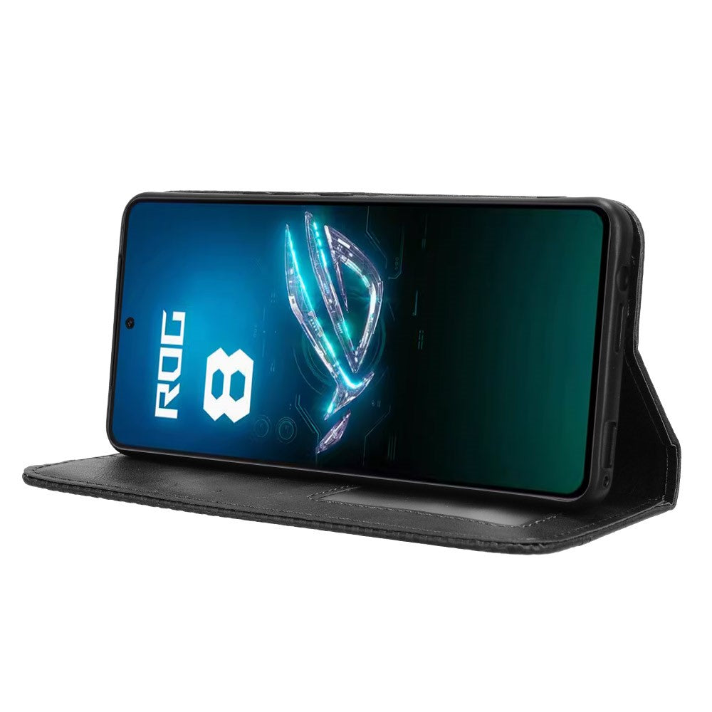 Til Asus ROG Phone 8 Pro 5G / 8 5G Cover Magnetisk Lukning Pung Læder Telefoncover