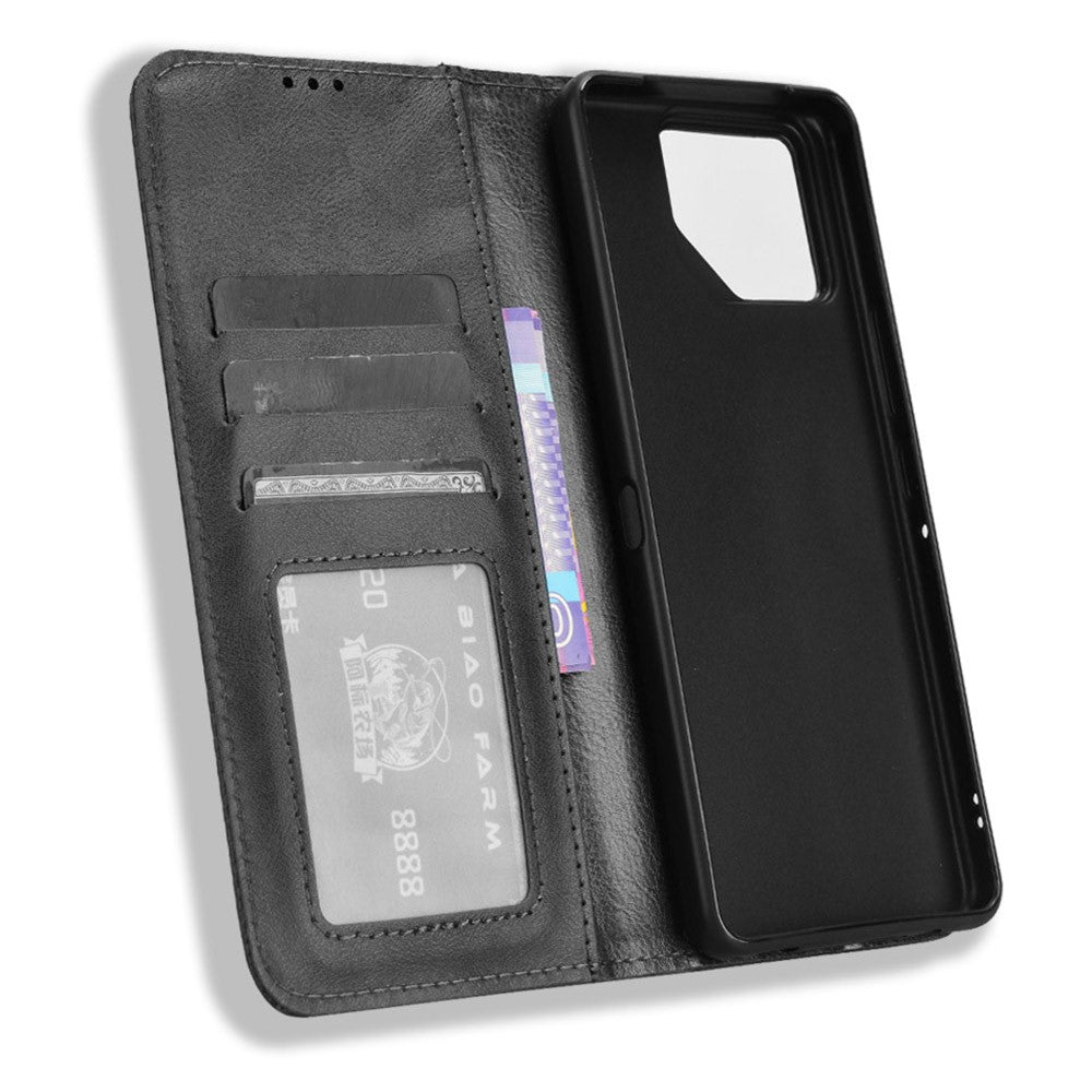 Til Asus ROG Phone 8 Pro 5G / 8 5G Cover Magnetisk Lukning Pung Læder Telefoncover