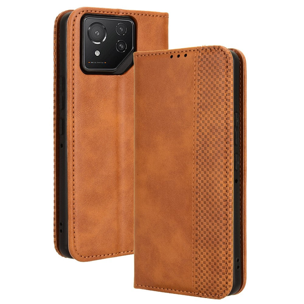 Til Asus ROG Phone 8 Pro 5G / 8 5G Cover Magnetisk Lukning Pung Læder Telefoncover