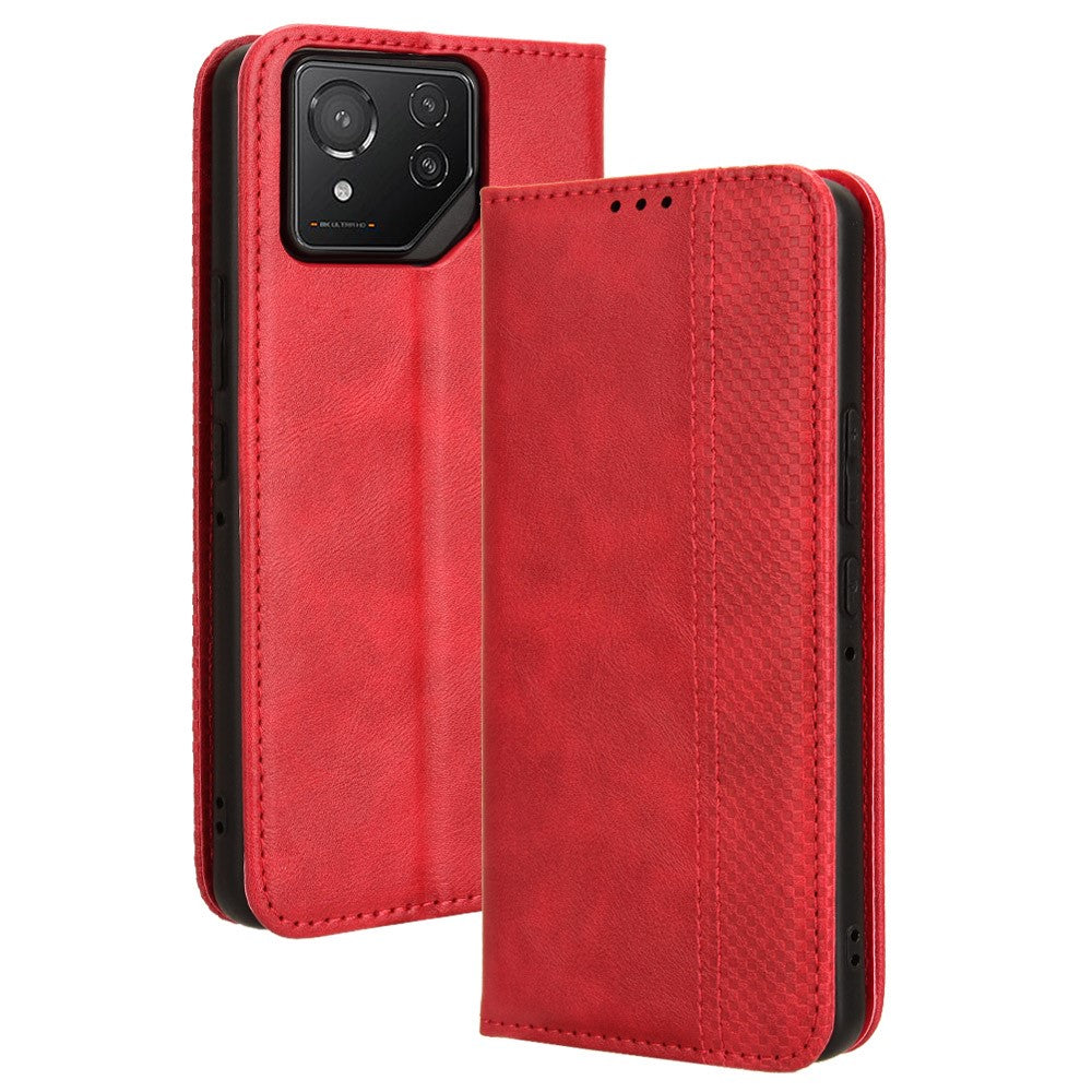 Til Asus ROG Phone 8 Pro 5G / 8 5G Cover Magnetisk Lukning Pung Læder Telefoncover