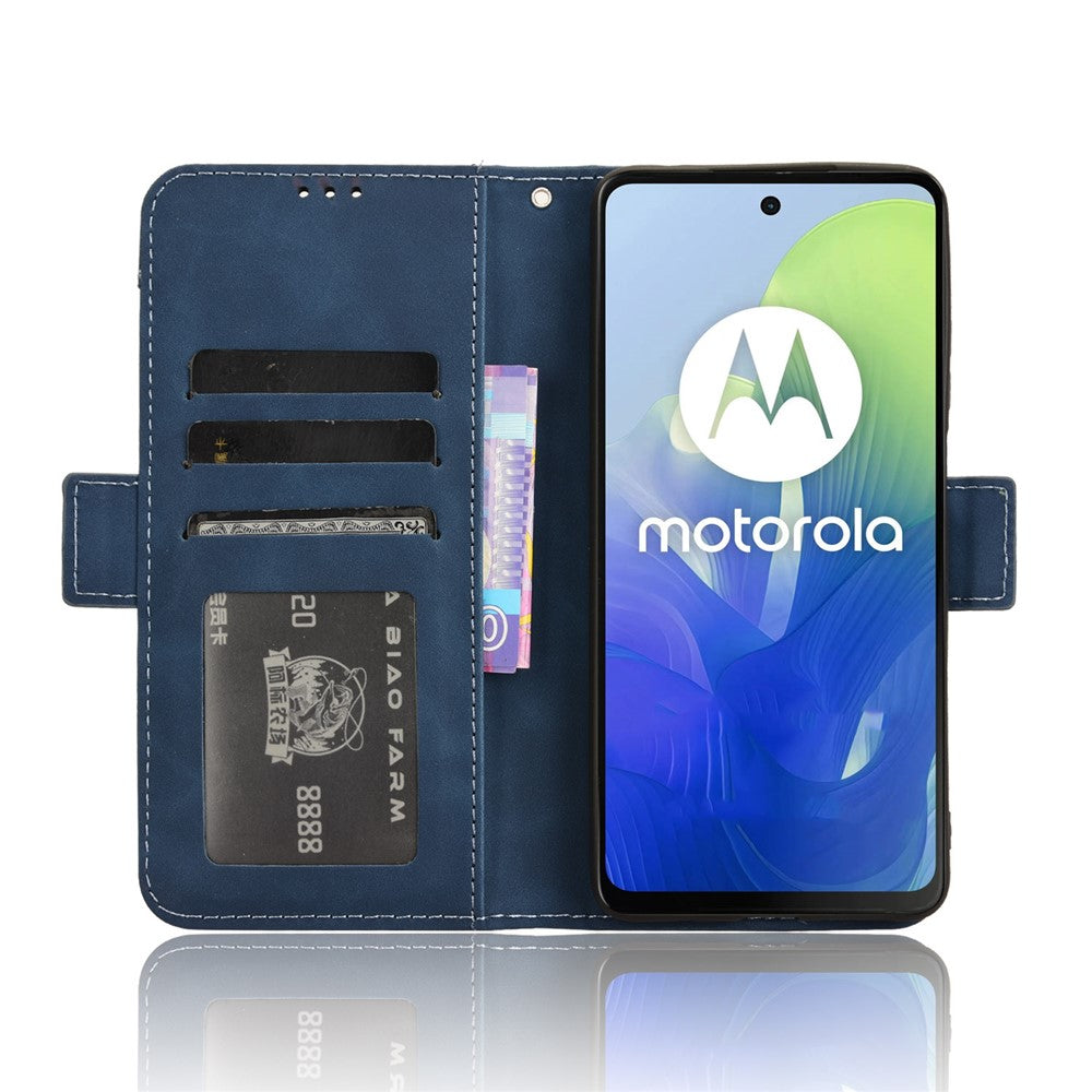 Motorola Moto G24 Power / E14 4G / G04 4G / G24 4G / G04s 4G Magnetiskt fodral i läder, korthållare, mobilskal
