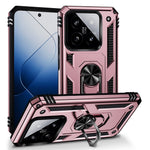 For Xiaomi 14 Drop-proof Case PC+TPU Phone Back Cover with Ring Kickstand