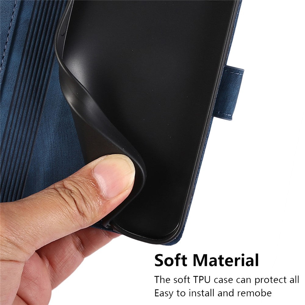 Til Google Pixel 8a Cover med rem Pung Flip PU-læder