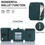 For Samsung Galaxy Z Flip4 5G Crossbody Phone Case RFID Blocking Cover Zipper Pocket