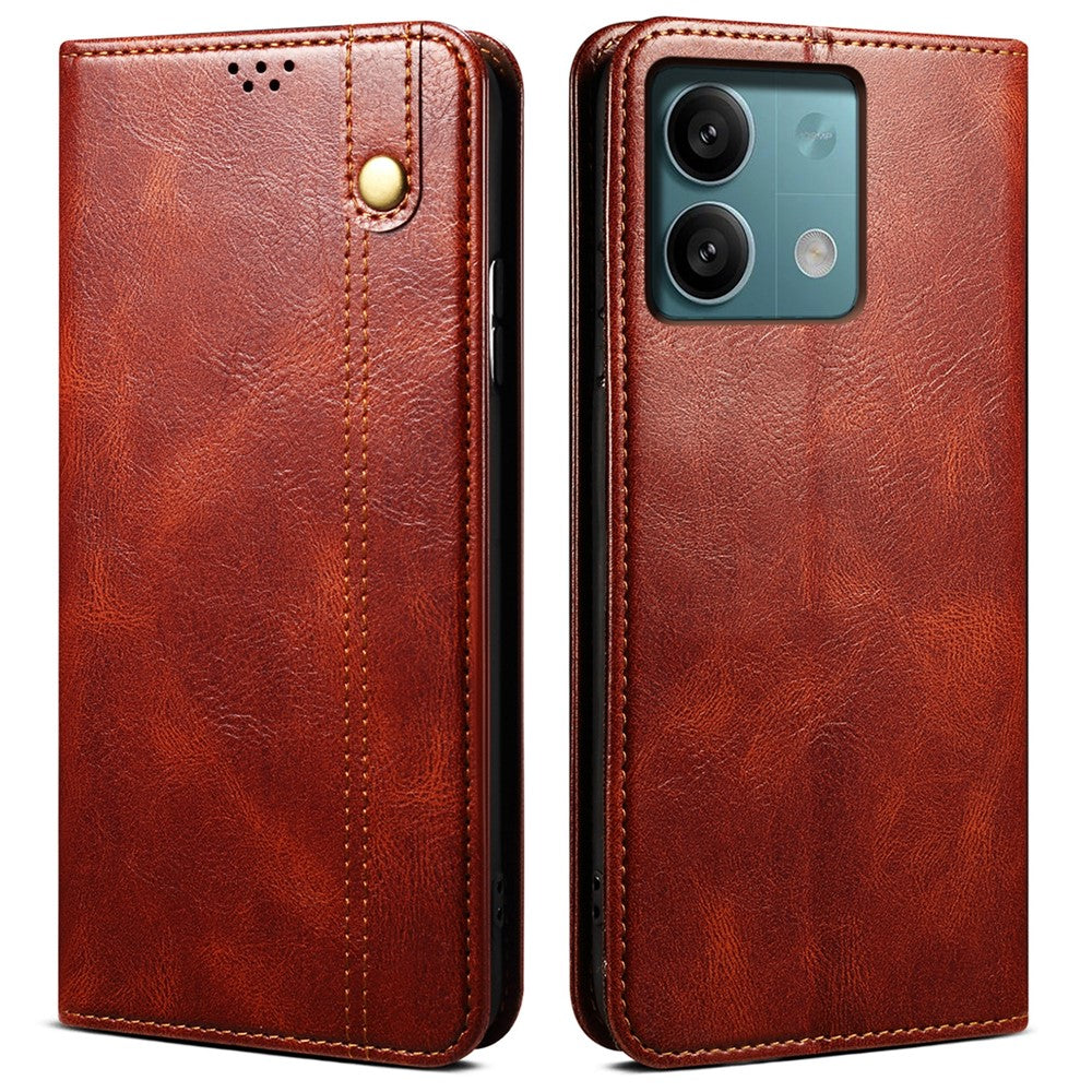 For Xiaomi Redmi Note 13 4G Wallet Phone Case Leather Flip Phone Cover