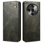 Oppo Find X7 Ultra plånboksfodral i läder med vaxig galen häststruktur