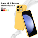 For Xiaomi Redmi Note 13 Pro 5G / Poco X6 5G Case Liquid Silicone Phone Cover Anti-Scratch Fiber Lining