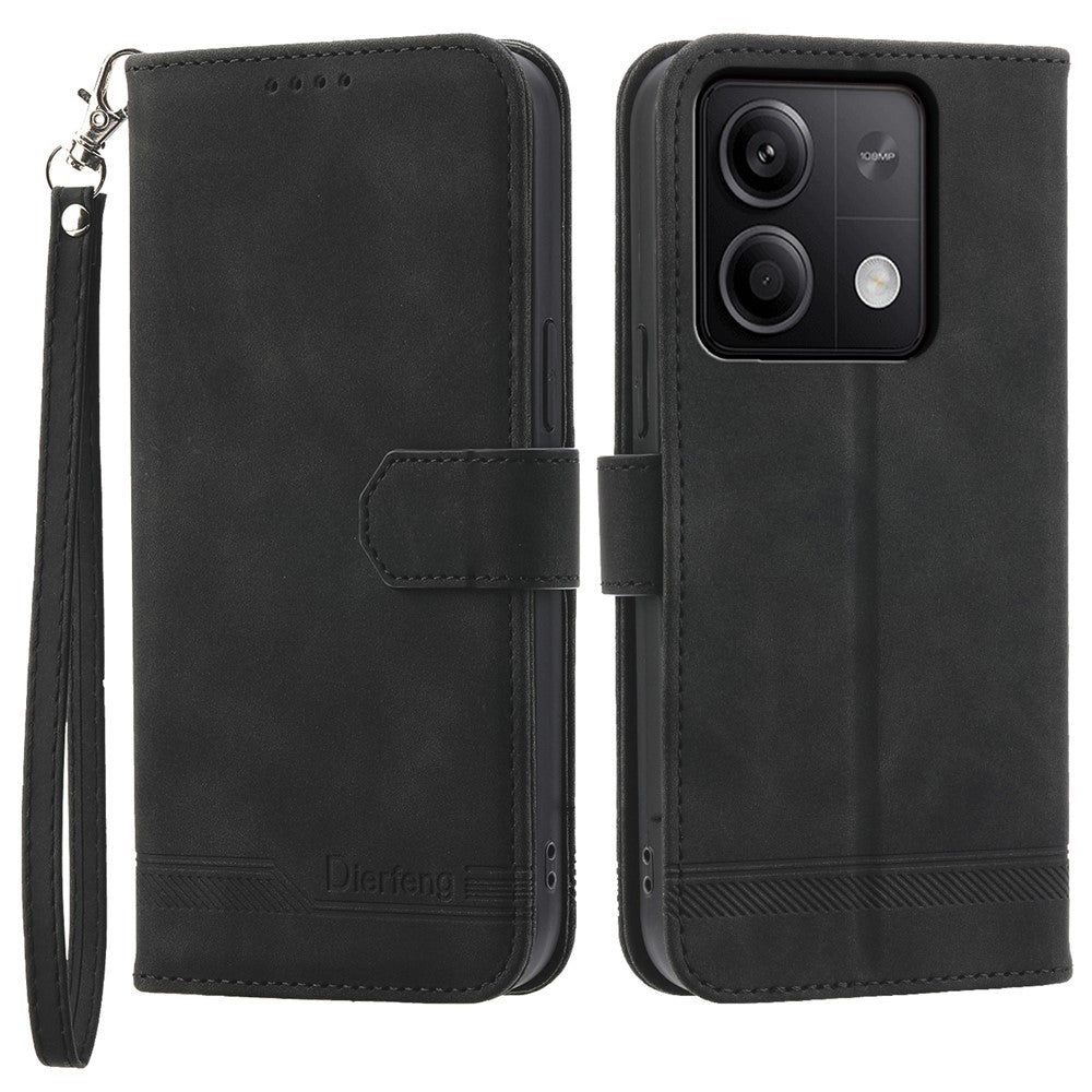 DIERFENG DF-03 for Xiaomi Redmi Note 13 5G / Note 13 5G (China) Case Wallet Leather Cover