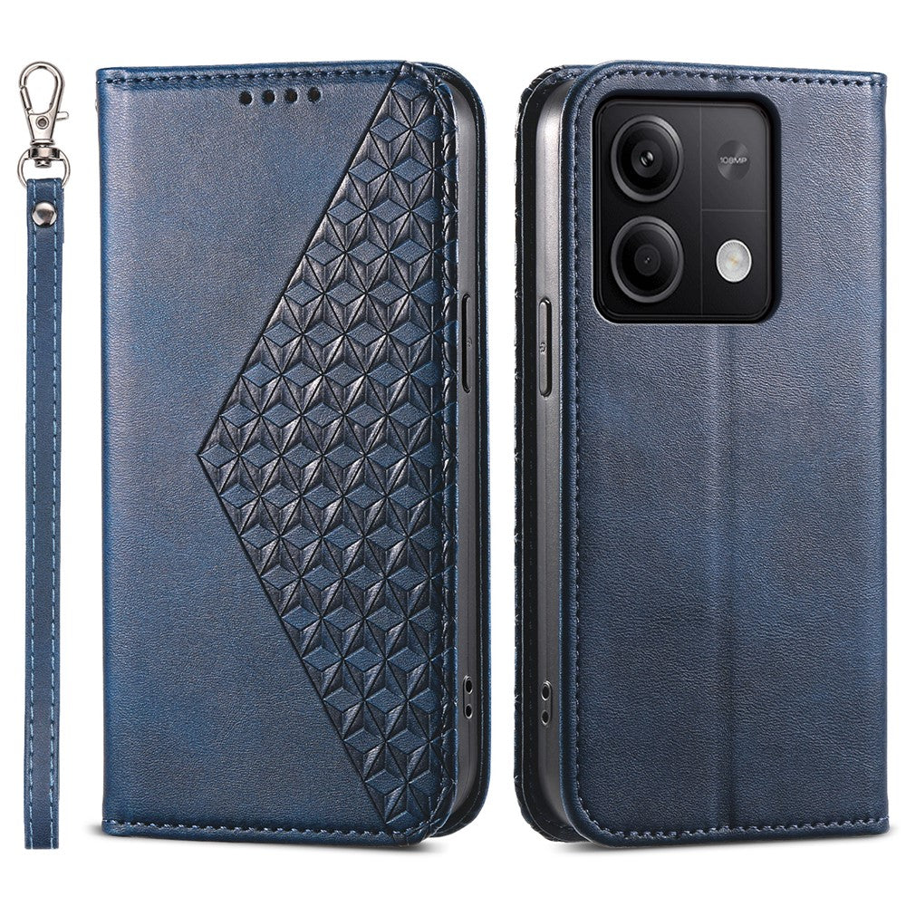 For Xiaomi Redmi Note 13 5G / Note 13 5G (China) Case with Hand Strap Wallet Leather Cover