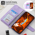 For Xiaomi Redmi Note 13 Pro 5G / Poco X6 5G Case Multi Card Slots PU Leather Cover Flower Pattern