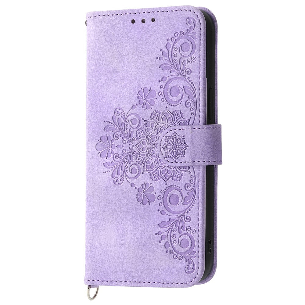 For Xiaomi Redmi Note 13 Pro 5G / Poco X6 5G Case Multi Card Slots PU Leather Cover Flower Pattern