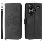 For Xiaomi Redmi Note 13 Pro+ 5G Case Crossbody Leather Phone Cover with Card Slots