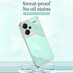 XINLI För Xiaomi Redmi Note 13 Pro+ 5G Mjukt TPU-skal Galvaniserat Stötsäkert mobilskydd
